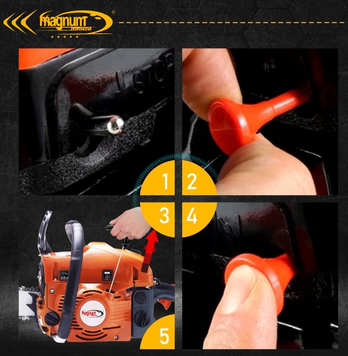 PIŁA SPALINOWA PILARKA ŁAŃCUCHOWA 5,2km 58cm3 2x łańc/prowad/ Olej XXL