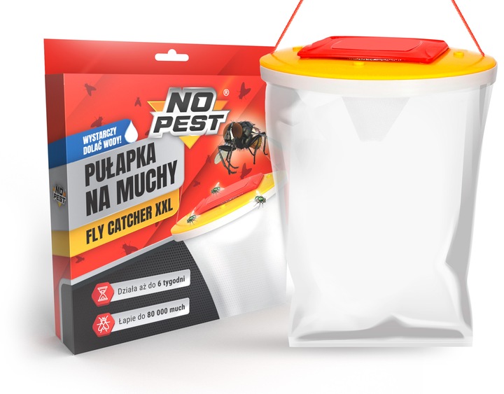 ŚRODEK WOREK PUŁAPKA NA MUCHY KOMARY OSY MESZKI NO PEST FLY CATCHER (3 SZT)