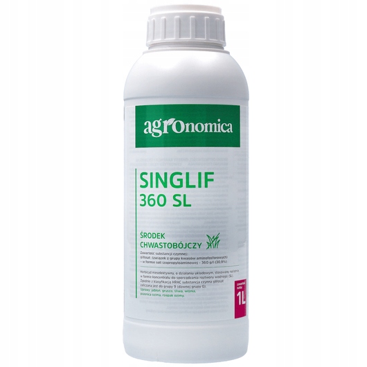 ŚRODEK CHWASTOBÓJCZY 1L NA WSZYSTKIE CHWASTY SINGLIF 360 SL GLIFOSAT