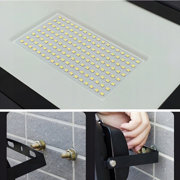 HALOGEN LED 30W LAMPA Reflektor Naświetlacz 6500K Slim ZEWNĘTRZNY