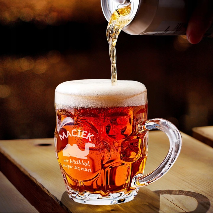 Kufel Do Piwa Z Grawerem +otwieracz Prezent na Urodziny 18-30-40 Dla