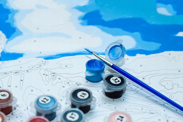 MALOWANIE PO NUMERACH Z RAMĄ Obrazy Do Malowania Dla Dzieci OBRAZ 40x50