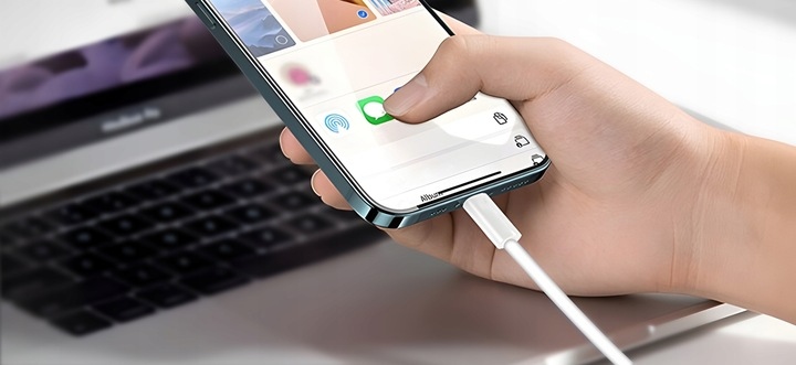 SZYBKA ŁADOWARKA DO IPHONE KOSTKA 20W + KABEL 1M / USB-C - IPHONE LIGHTING