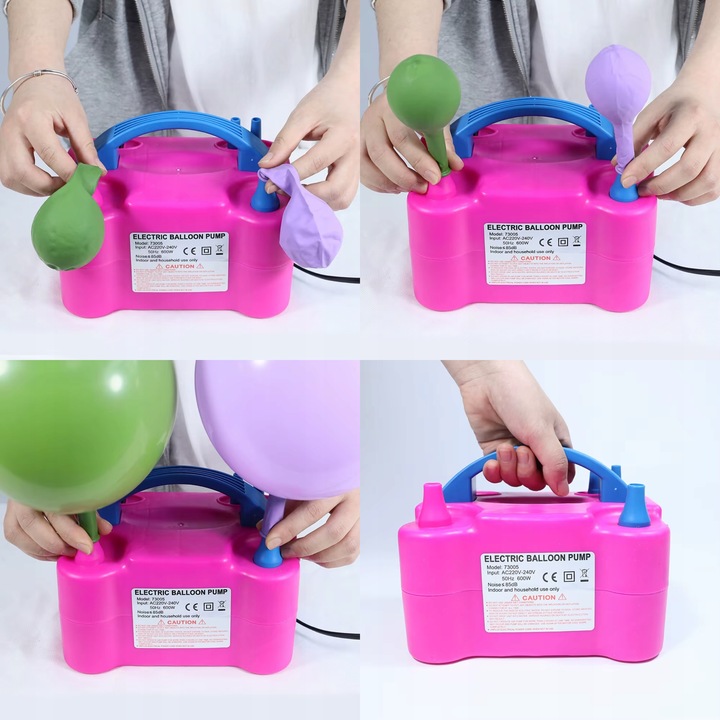 ELEKTRYCZNA POMPKA DO BALONÓW 2 DYSZE MOCNA SZYBKA