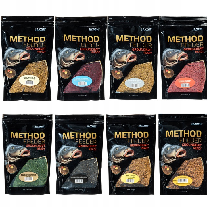 Zestaw 8x ZANĘTA METHOD FEEDER + WIADRO Jaxon