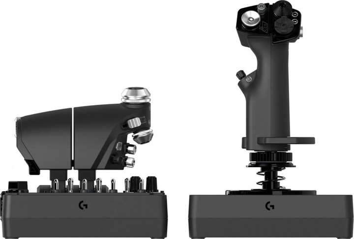 Joystick LOGITECH G Saitek PRO X56 H.O.T.A.S RGB do symulacji lotniczych