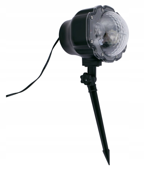 PROJEKTOR RZUTNIK ŚWIĄTECZNY DOM BIAŁE ŚNIEŻKI LED ZEWNĘTRZ WZORY DEKORACJA