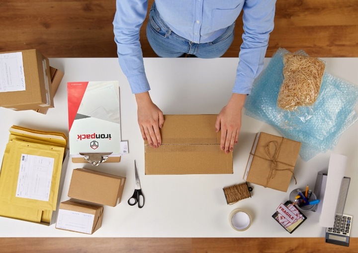 KARTON KLAPOWY 250x150x100 mm Pudło 50 SZT