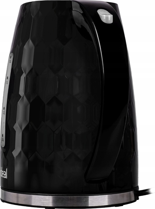 CZAJNIK ELEKTRYCZNY BEZPRZEWODOWY IDEAL CICHY ENERGOOSZCZĘDNY Czarny