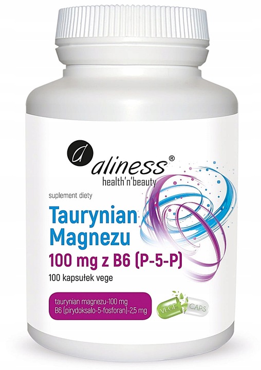Aliness Taurynian Magnezu 100 mg wit B6 ZMĘCZENIE