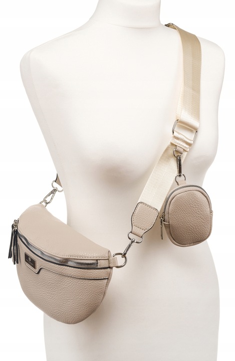 Nerka damska saszetka torebka na ramię klatkę piersiową miejska z etui