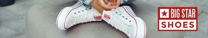 DAMSKIE TRAMPKI BIG STAR V274869 BIAŁE 41