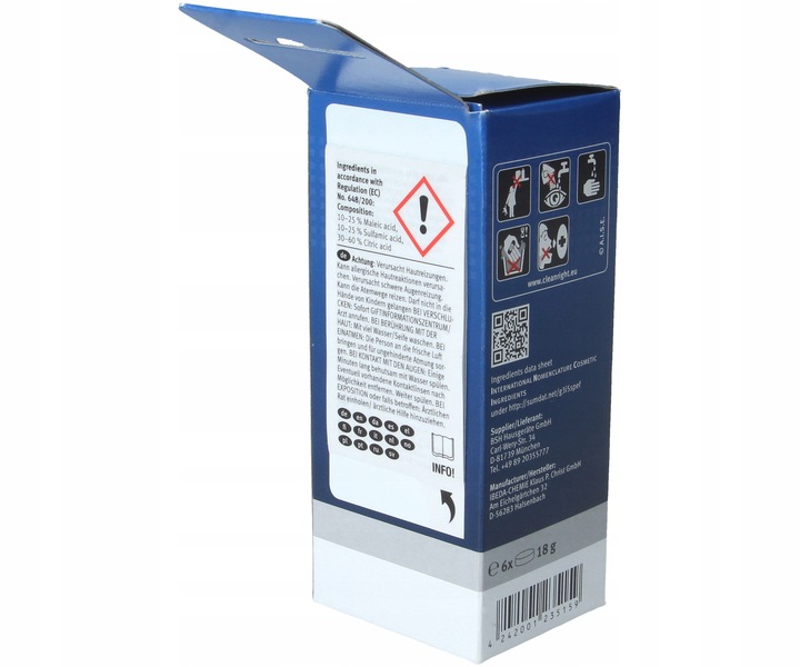 Środek odkamieniający w tabletkach do ekspresu | 6szt 18g uniwersalne