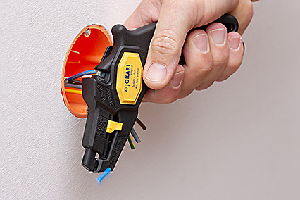 JOKARI Ściągacz izolacji, szczypce automatyczne do kabli 0,2-6,0mm