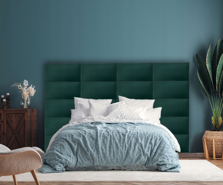 60x40 Panele tapicerowane ścienne wezgłowie welur