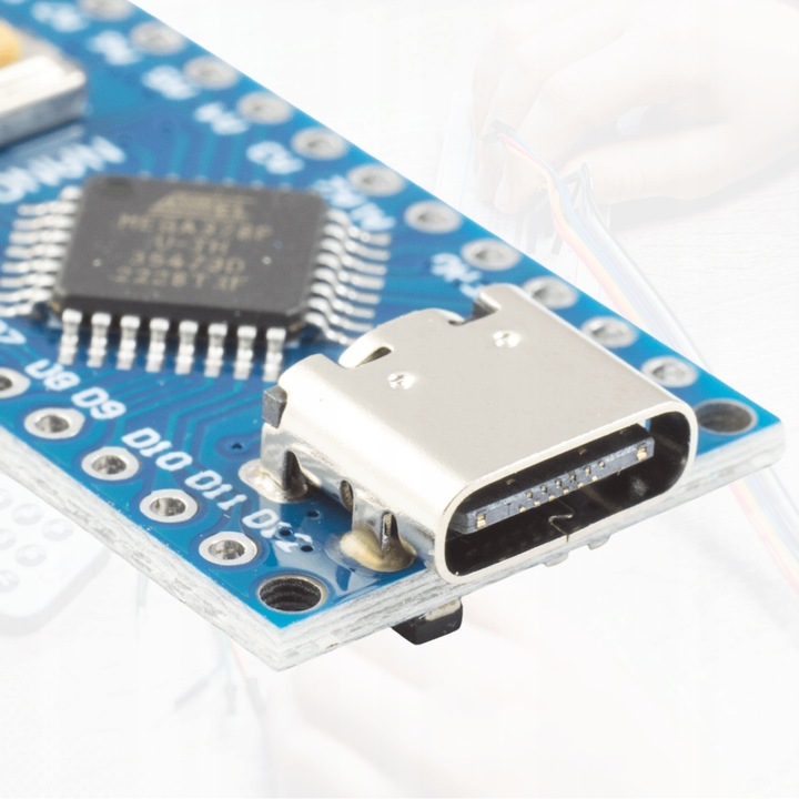 MIKROKOMPUTER MODUŁ NANO V3.0 CH340 ATmega328 USB C KOMPATYBILNY Z ARDUINO