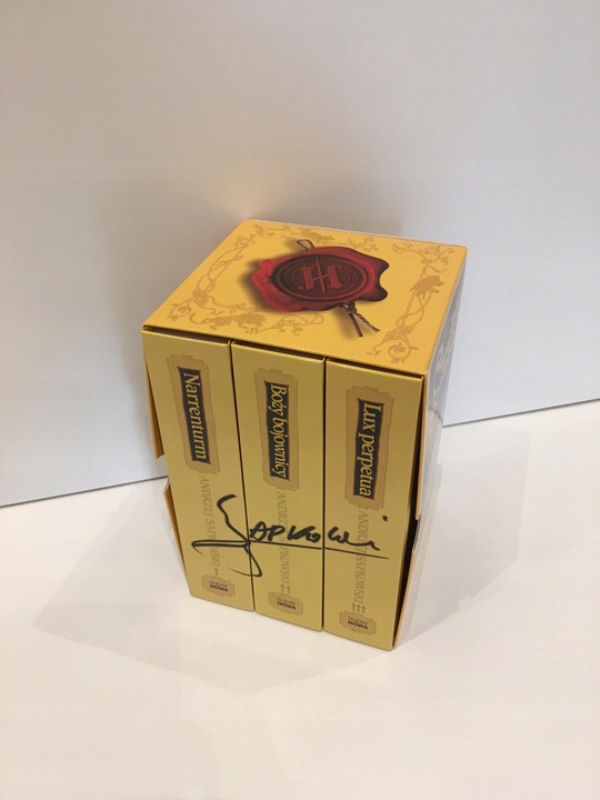 TRYLOGIA HUSYCKA ANDRZEJ SAPKOWSKI pakiet kolekcjonerski w twardej oprawie