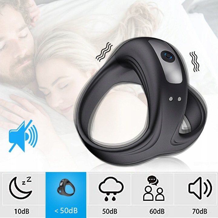 PIERŚCIEŃ EREKCYJNY pierścionek NA PENISA WIBRATOR