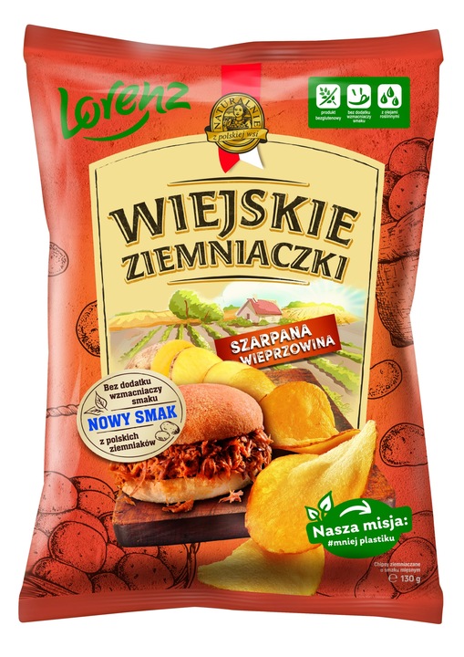 Zestaw Chipsy Wiejskie Ziemniaczki MIX 6+1 Gratis (7x130g)