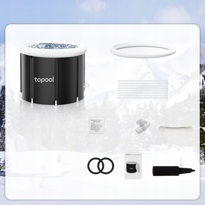 BASEN DO MORSOWANIA WANNA BECZKA PRZENOŚNY DO REGENERACJI KĄPIELE