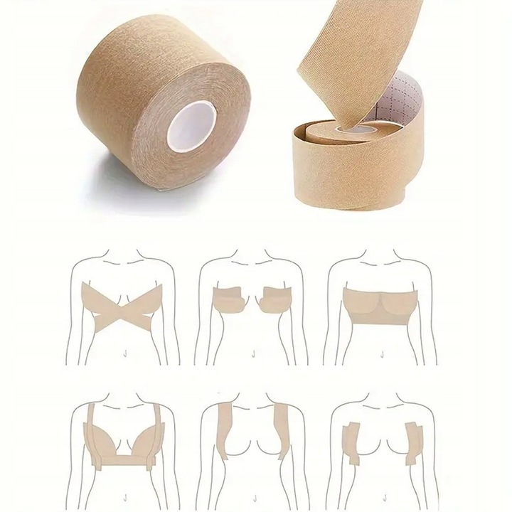 BOOB TAPE TAŚMA MODELUJĄCA BIUST PODNOSZĄCA DEKOLT