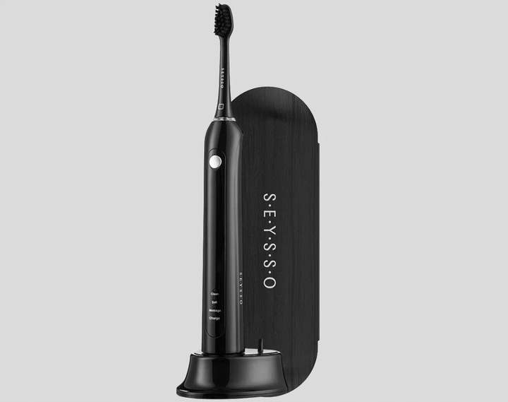 Szczoteczka soniczna SEYSSO Carbon Basic Czarny