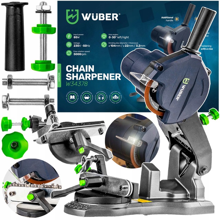 OSTRZAŁKA DO ŁAŃCUCHÓW 85 W PIŁ PILAREK DO OSTRZENIA ELEKTRYCZNA