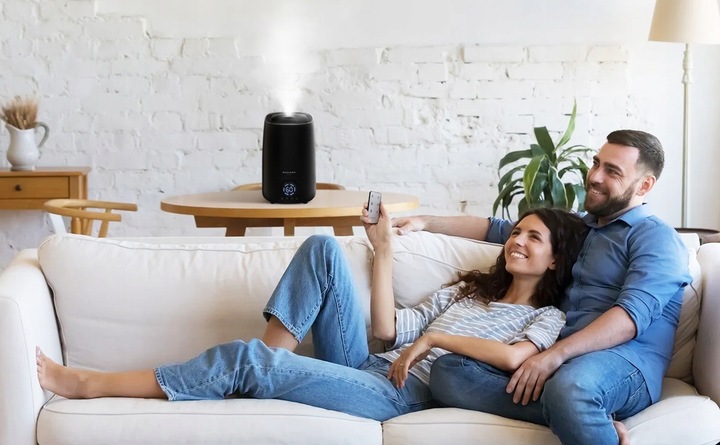 NAWILŻACZ POWIETRZA LAMPKA NOCNA AUTOMATYCZNY JONIZATOR DYFUZOR +