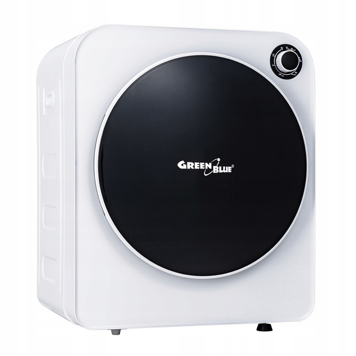 Suszarka bębnowa do ubrań mała 5 programów wsad 3kg 830W GreenBlue