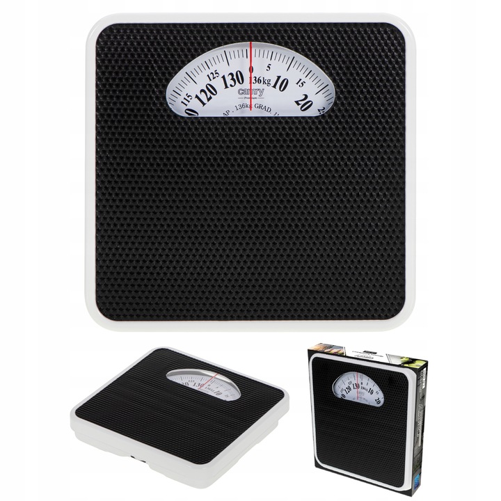 Waga Łazienkowa Mechaniczna Metalowa do 136kg Adler CR 8181