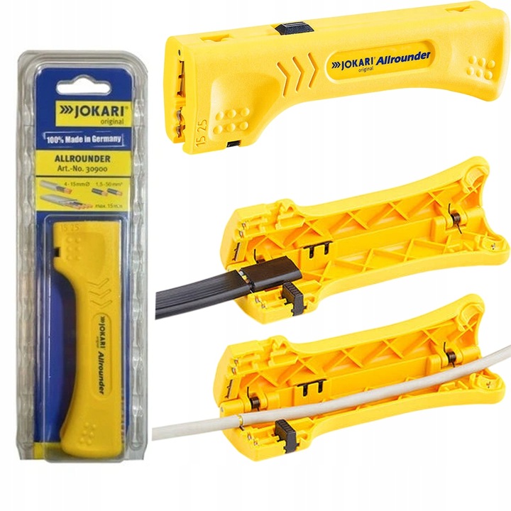 JOKARI Nóż elektryka do ściągania izolacji do kabel Allrounder 30900
