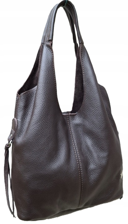 Skórzana Torebka Shopper Skóra Naturalna Włoska Vera Model 2w1 PREMIUM