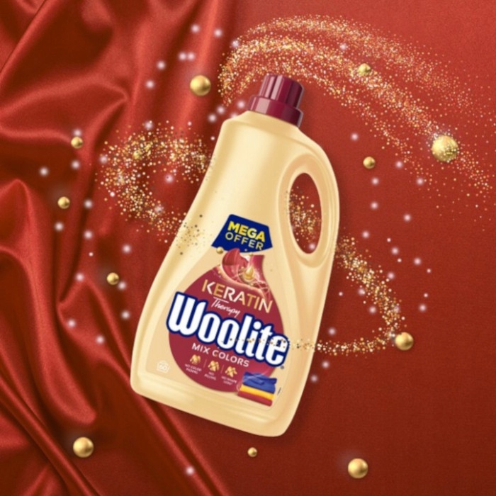 Płyn do prania koloru WOOLITE Keratin Therapy Color 60 prań 3,6 l