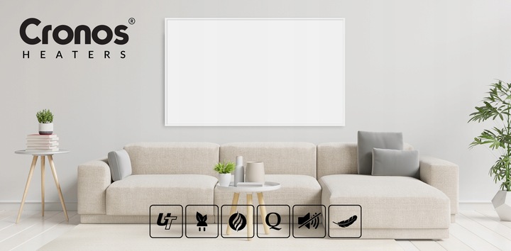 GRZEJNIK NA PODCZERWIEŃ Z TERMOSTATEM PILOT 1000W