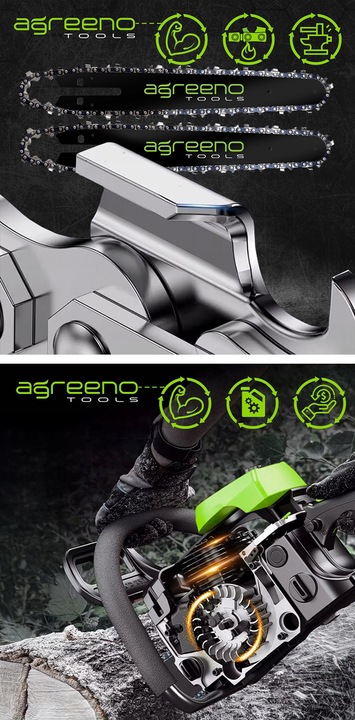 PIŁA SPALINOWA PILARKA ŁAŃCUCHOWA 5,7km 2x łańcuch prowadnica 2x Olej