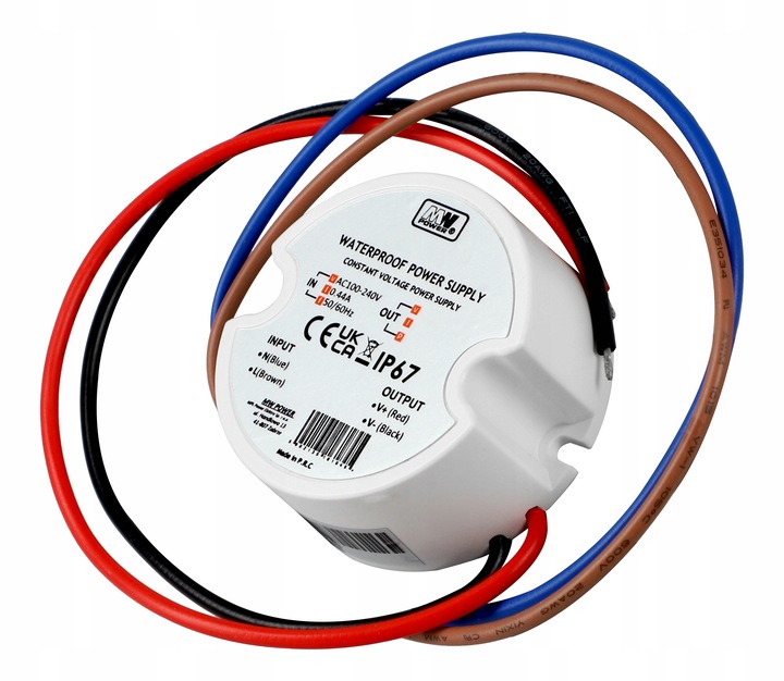 Zasilacz LED 24V 30W 1.25A Do Puszki Tranformator Dopuszkowy Do Taśm Taśmy