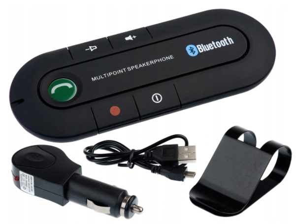 ZESTAW GŁOŚNOMÓWIĄCY SAMOCHODOWY BLUETOOTH 4.1
