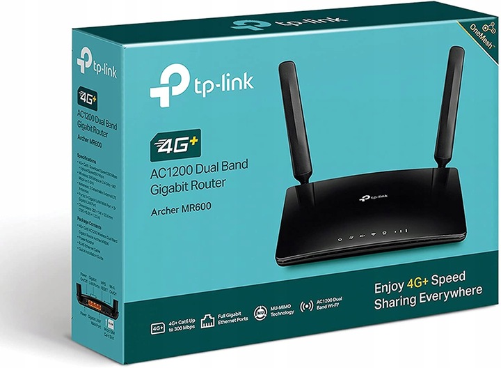 TP-Link Archer MR600 router bezprzewodowy Gigabit Ethernet Dual-band 2.4 G