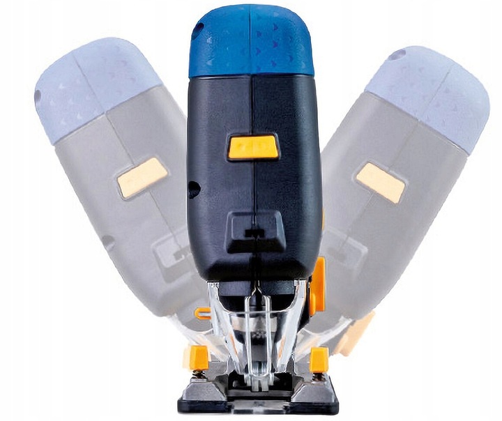 Wyrzynarka wahadłowa 800 W z laserem i oświetleniem LED + brzeszczoty