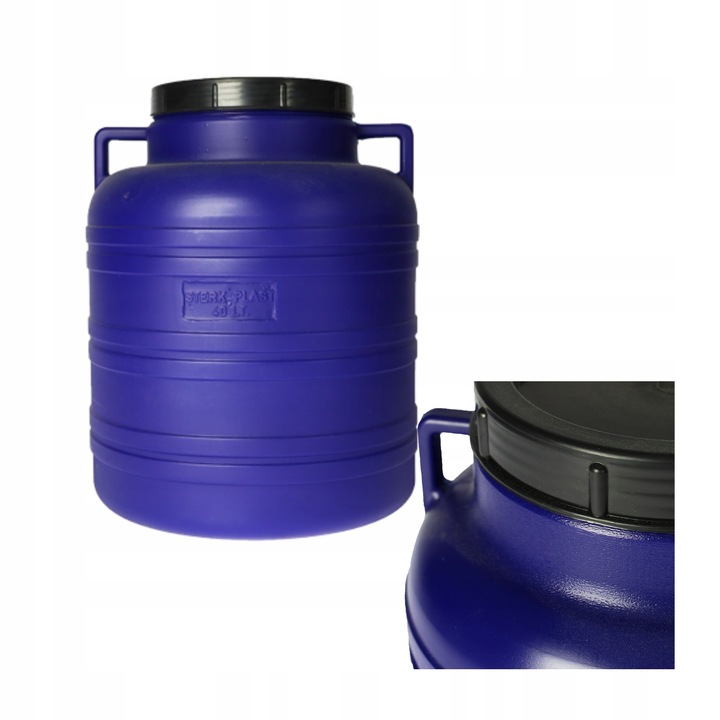 BECZKA POJEMNIK STERK 40L DO KISZENIA OGÓRKÓW KAPUSTY+ATEST