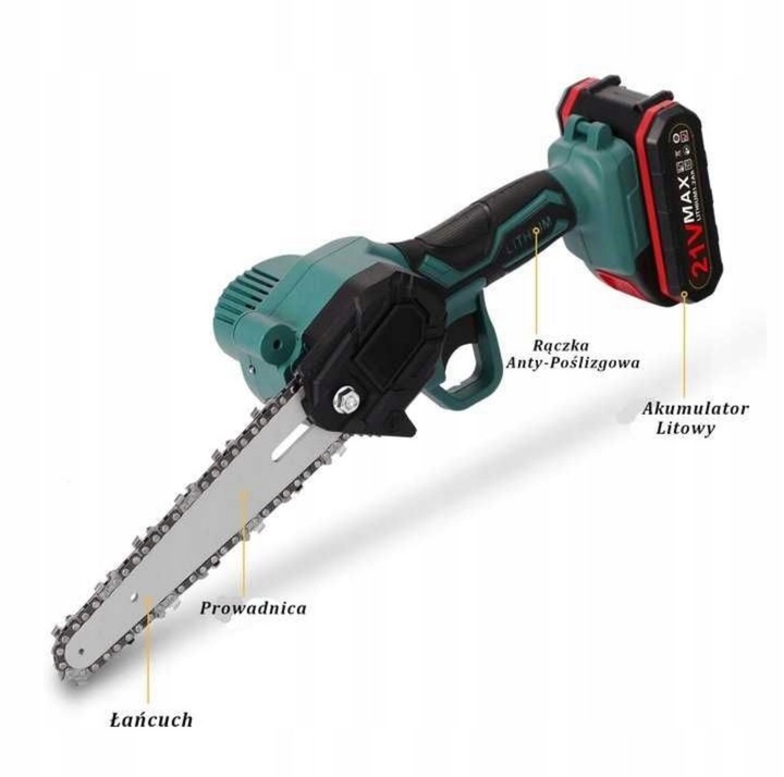 PIŁA ŁAŃCUCHOWA AKUMULATOROWA RĘCZNA 2 AKUMULATORY