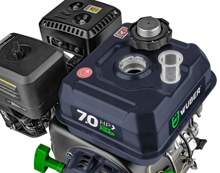 SILNIK SPALINOWY BENZYNOWY ZAGĘSZCZARKI GLEBOGRYZARKI 7KM 19MM OHV + OLEJ