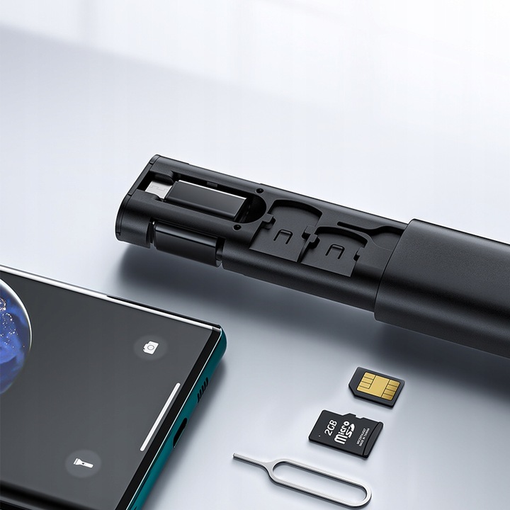 MCDODO PODRÓŻNY ZESTAW KABLI ADAPTERÓW USB DO TELEFONU KOMPUTERA Z ETUI 9W1