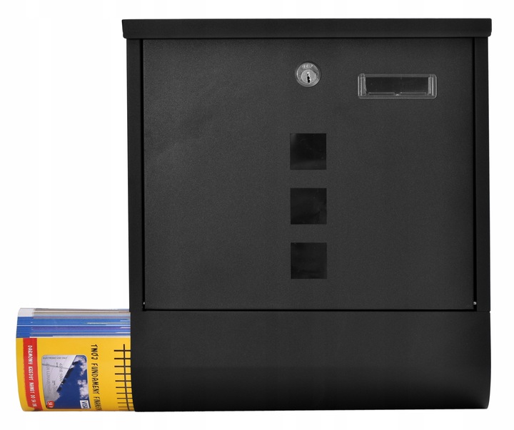 SKRZYNKA NA LISTY GAZETY POCZTĘ OGORDZENIE DO DOMU POCZTOWA CZARNA