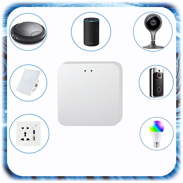 BRAMKA ZigBee 3.0 BRAMA Centrala Centralka SMART LIFE WIFI Centralka