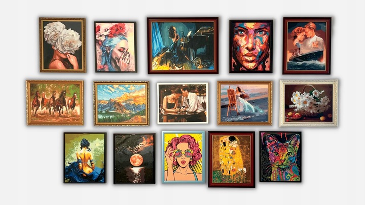 Malowanie po numerach iPicasso 40x50 cm na ramie