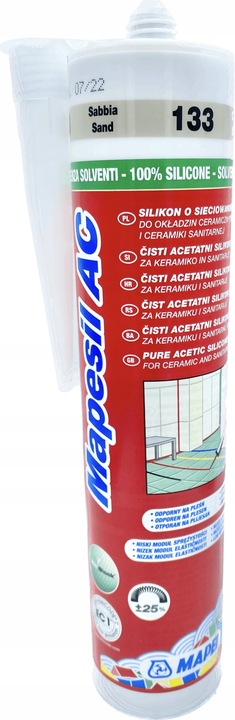 Silikon Mapei MAPESIL AC 310ml 133 piasek