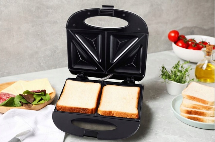 TOSTER OPIEKACZ DO KANAPEK TOSTÓW SANDWICH NIEPRZYWIERAJĄCA POWŁOKA