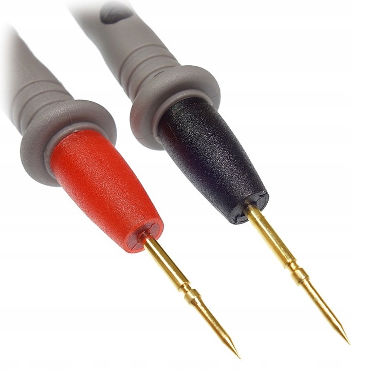 KABLE PRZEWODY DO MIERNIKA CIENKA IGŁA Elastyczne ILIKONOWE + KROKODYLKI