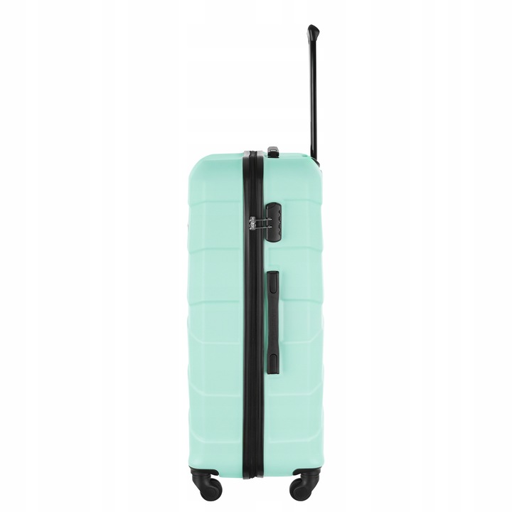 Duża WALIZKA Podróżna BAGAŻ REJESTROWANY twarda POJEMNA TORBA XXL mięta